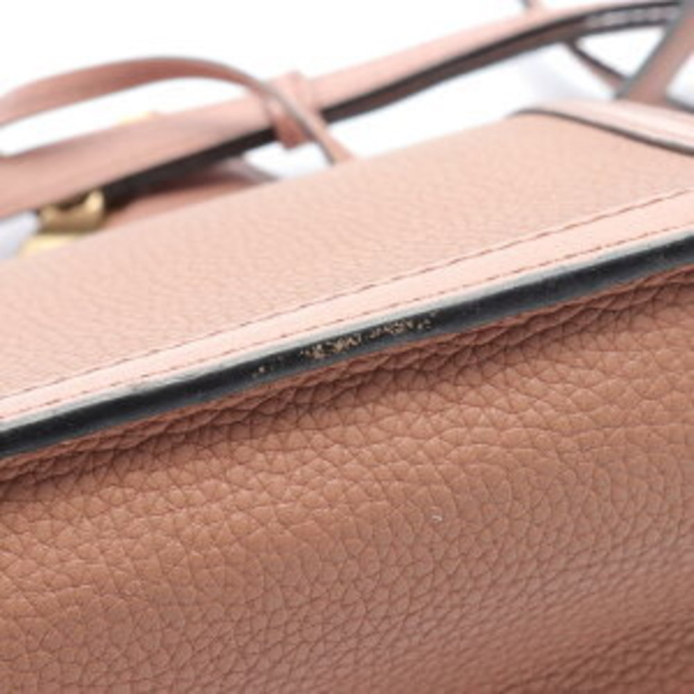 LOEWE Barcelona Shoulder Bag Leather Pink - Picture 6 of 7